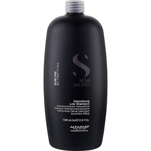Semi di Lino Sublime Detoxifying Low Shampoo méregtelenítő szulfátmentes sampon 1000 ml