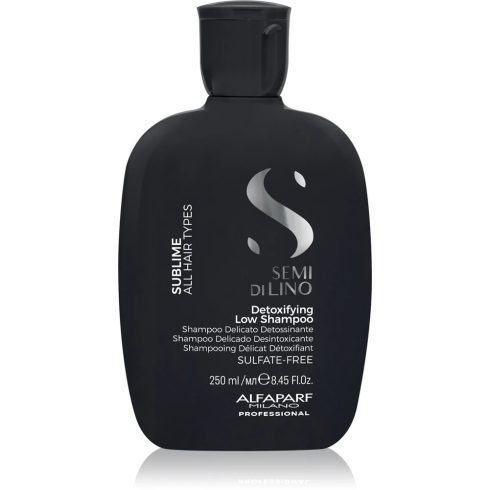 Alfaparf Milano Semi di Lino Sublime Detoxifying Low Shampoo méregtelenítő szulfátmentes sampon 250 ml