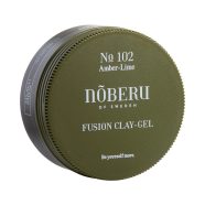 Noberu Fusion Clay-Gel hajwax, Amber Lime - 80 ml