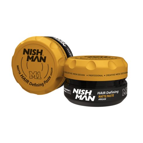 Nish Man M1 Matte Hair Defining Paste Argan - hajformázó paszta argánolajjal 100 ml