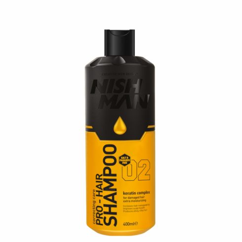 Nish Man Professzionális Hajsampon - 400 ml