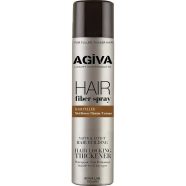   AGIVA Hair Fiber Spray hajdúsító rost spray féltartós színezővel, vízálló 150 ml MEDIUM BROWN