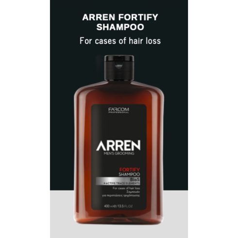 Arren BioS Fortify Shampoo hajhullás elleni sampon férfiknak 400ml