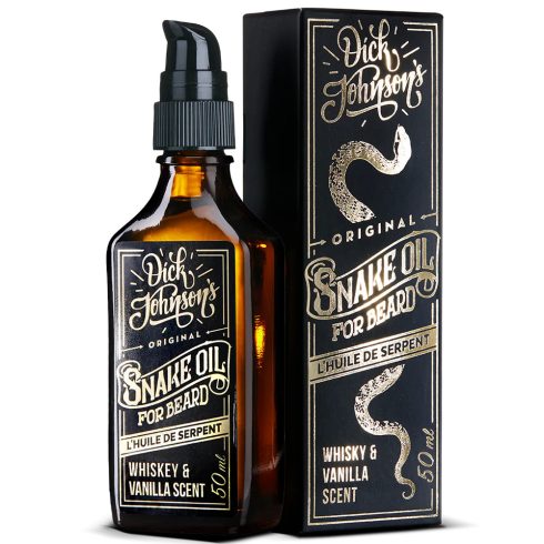 Dick Johnson Original Snake Oil szakállolaj Whiskey és Vanília illatban 50 ml