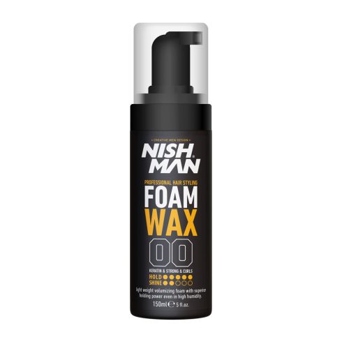 Nish Man Foam Wax hajformázó hab - 150 ml