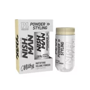   Nish Man Mattifying Volume Powder (P1 Milky) hajformázó por 20g