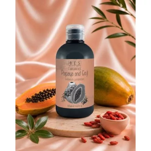 BES Fragrance SAMPON - Papaya és Goji - 300ml