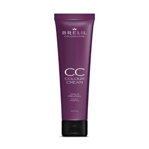 Brelil CC Colour Cream Purple Plum - Színező hajpakolás Lila 150 ml