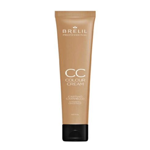 Brelil CC Colour Cream Caramel Chestnut - Színező hajpakolás Gesztenye, karamella - 150 ml