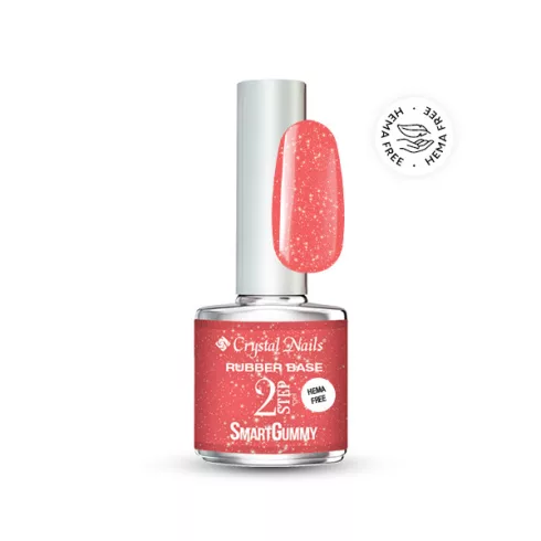 2S HEMA Free SmartGummy Rubber base gel - Nr17 Sunshine Flamingo 8ml 