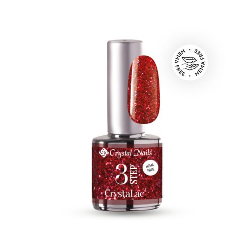 3 STEP HEMA Free CrystaLac - HF Christmas Red (4ml)