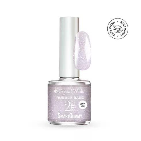 2S SmartGummy HEMA Free Rubber base gel - Nr66 Blush Breeze 8ml