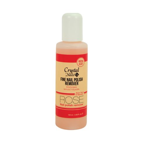 Illatos Crystal Nails körömlakk lemosó - Rózsa 100ml