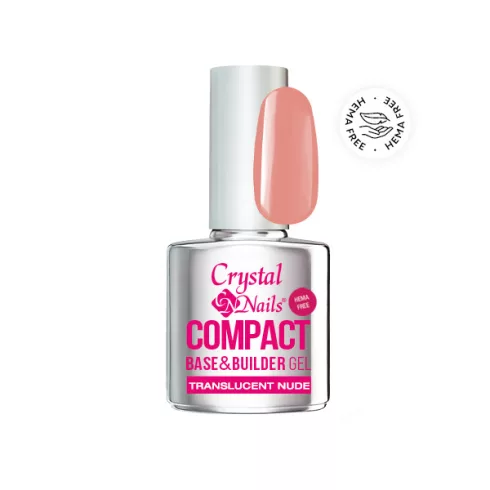 Compact Base Gel HEMA Free Translucent Nude - 13ml
