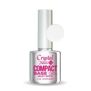 Compact Base Gel Milky White 4 ml - Crystal Nails