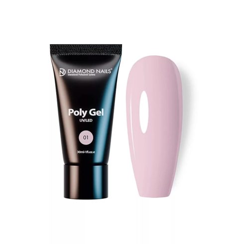 PolyGel 01 - Milky Pink (Rózsaszín) - 30ml - HEMA-mentes