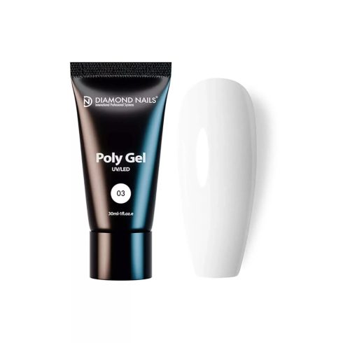 PolyGel 03 - Milky White (Tejfehér) - 30ml - HEMA-mentes