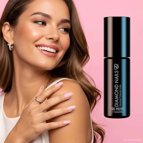 Gél Lakk - Baby Barbie Glitter (Rózsaszín) - DN310 - 7ml - Hema mentes