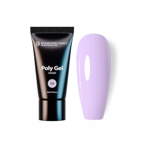 PolyGel 04 - Milky Violet (Világos lila) - 30ml - HEMA-mentes