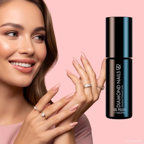 Gél Lakk - DN320 - Blushing Pasztel Rózsaszín - 7ml - Hema mentes