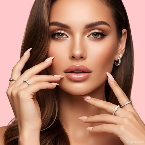 Gél Lakk - DN320 - Blushing Pasztel Rózsaszín - 4ml - Hema mentes