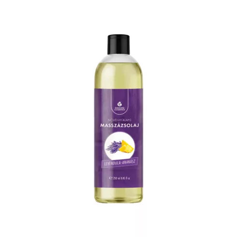 Masszázsolaj levendula–ananász illattal - 250ml – Relaxáló és Bőrápoló