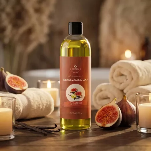 Füge-Vanília illatú Masszázsolaj - 250ml - Pihentető és Relaxáló hatású