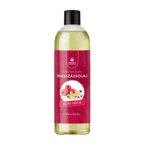 Málna–Vanília illatú masszázsolaj – 1 liter – Relaxáló és nyugtató hatású