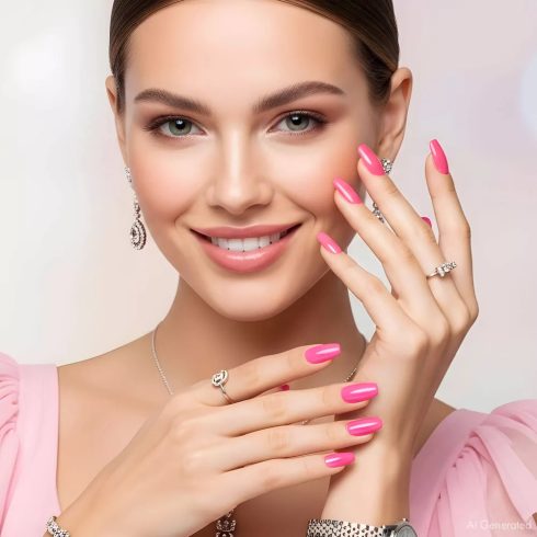 Gél Lakk - Élénk rózsaszín - DN211 - 7ml - Hema mentes