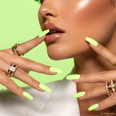 Gél Lakk -Mojito Zöld - DN214 - 7ml - Hema mentes