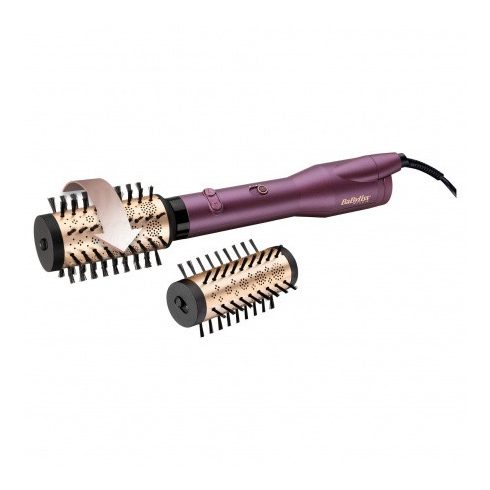 BaByliss Big Hair Dual Forgókefés hajformázó 650W, 2 kiegészítővel bordó