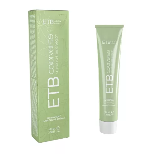 ETB Hair ColorVerse Ammóniamentes Tartós Hajfesték 1/0 Fekete 100 ml 