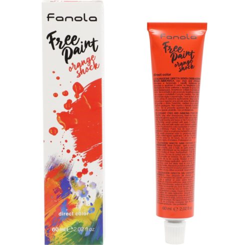 Fanola Free Paint Hajfesték - Orange Shock - 60 ml