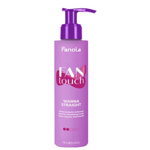Fanola Fan Touch Wanna Straight Cream anti-frizz hatású simítókrém 195ml