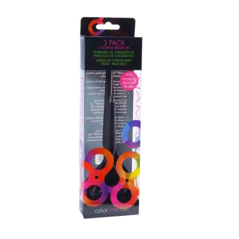 FRAMAR hajfestő ecset szett 3 részes FEKETE