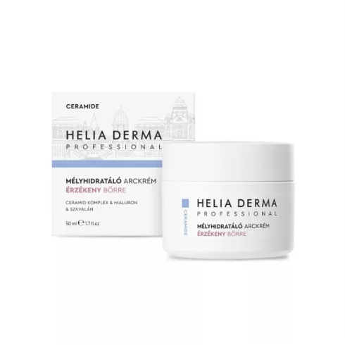 HELIA DERMA PROFESSIONAL CERAMIDE MÉLYHIDRATÁLÓ ARCKRÉM ÉRZÉKENY BŐRRE 50ml