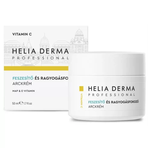 HELIA DERMA PROFESSIONAL VITAMIN C FESZESÍTŐ ÉS RAGYOGÁSFOKOZÓ ARCKRÉM 50 ML