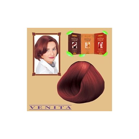 Henna Color hajfesték 12 Meggyvörös 75 ml 