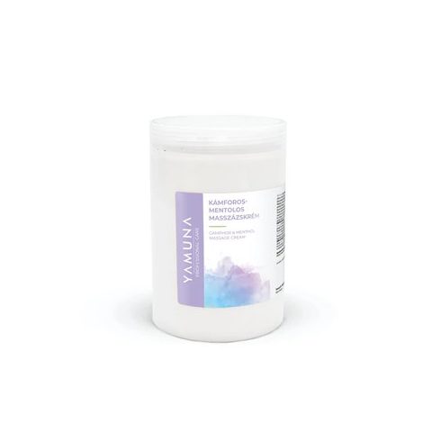 Yamuna Kámforos-mentolos masszírozókrém 1020GR