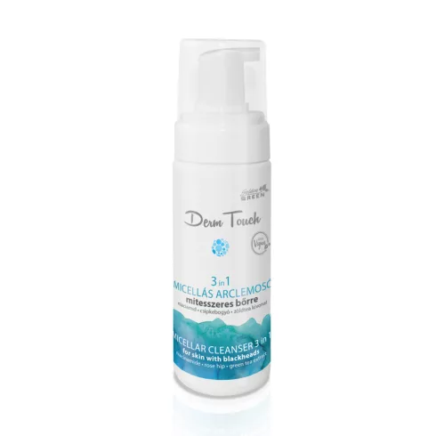 Golden GREEN Derm Touch 3in1 Arctisztitó Micellás Arclemosó 150 ml