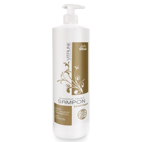 Lady Stella Vitaline Professional Regeneráló sampon  keratinnal - 1000 ml