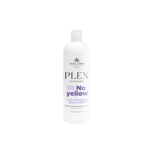 Kallos Plex Bond Builder NO YELLOW sampon a sárga tónusok ellen 500 ml