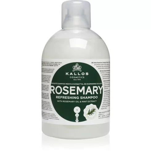 Kallos KJMN sampon Rozmaring és Menta kivonattal 1000 ml