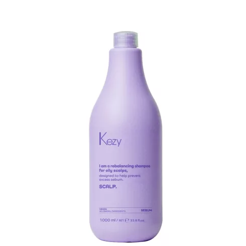 KEZY by AlfaParf Scalp Rebalancing sampon zsíros fejbőrre 1000 ml