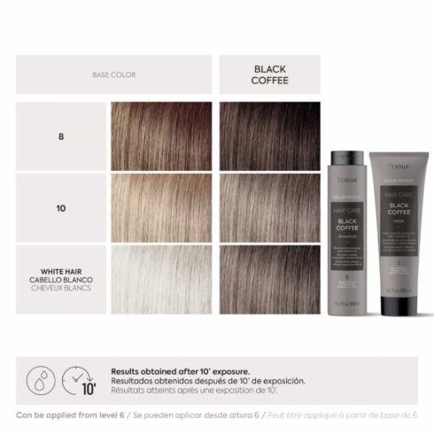 LAKME TEKNIA Refresh Black Coffee Színfrissítő sampon sötétbarna hajra 300 ml