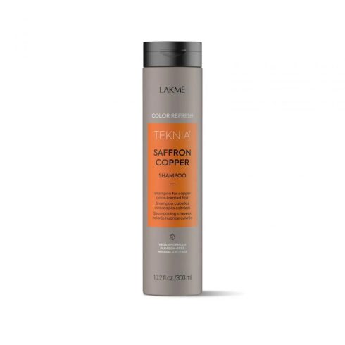 Lakmé Teknia Refresh Saffron Copper Színfrissítő sampon réz árnyalatú hajra 300 ml