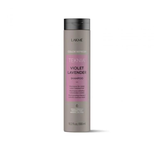 Lakmé Teknia Refresh Violet Lavender Színfrissítő sampon ibolya árnyalatú hajra 300 ml