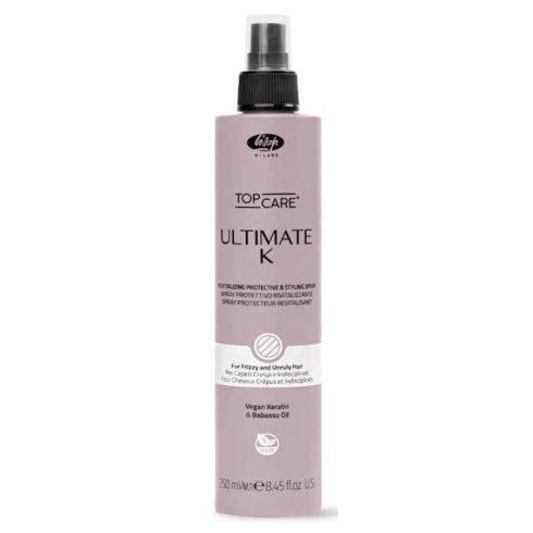Lisap Top Care ULTIMATE K Revitalizing Protective and Styling Spray hővédő és hajformázó spray 250 ml