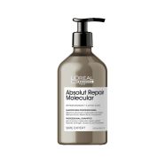   ABSLUT REPAIR MOLECULAR hajerősítő sampon a sérült hajra 500 ml