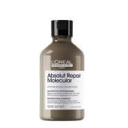   ABSLUT REPAIR MOLECULAR hajerősítő sampon a sérült hajra 300 ml